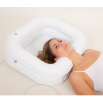 Inflatable hair-sink